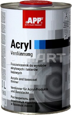 Розчинник акриловий APP 2K Acryl Verdunnung AVN нормальний