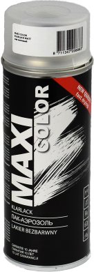 Бесцветный лак матовый Maxi Color 400 мл