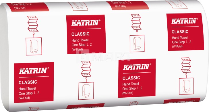 Полотенца KATRIN Classic сложения W 20.6 см x 34 см - белые
