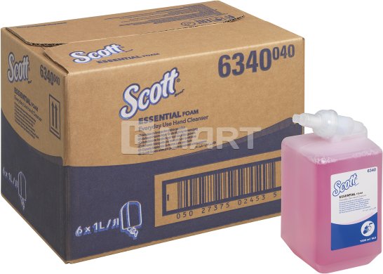 Мыло-пена Scott для рук 1 л - розовое