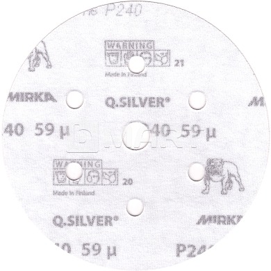 P240 Абразивный диск Q.Silver 150 мм 7 отверстий