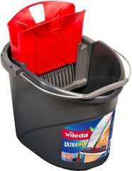 Ведро с отжимом Vileda Ultramax 10 л Серое