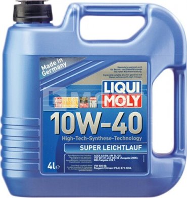 НС-синтетическое моторное масло Liqui Moly Super Leichtlauf 10W-40 4л