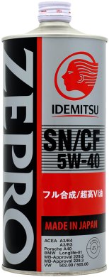 Масло моторное Idemitsu Zepro Euro Spec 5W-40, 1л