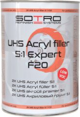 Грунт SOTRO UHS Acryl filler Expert 5:1 F20 черный 4 л