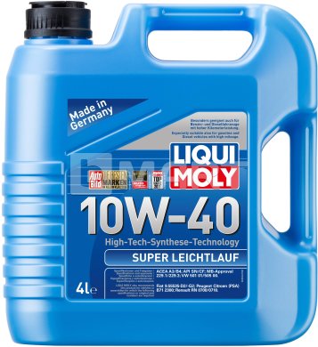 НС-синтетическое моторное масло Liqui Moly Super Leichtlauf 10W-40 4л