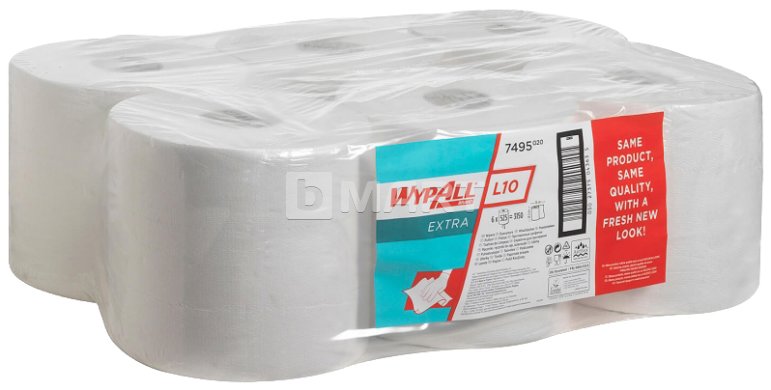 Протирочная бумага Wypall L10 190 м - белая