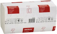 Полотенца KATRIN Basic сложения ZZ 22.4 см x 23 см, 200 листов - белые