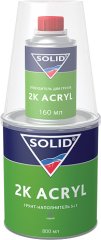 Двухкомпонентный акриловый грунт SOLID 2K Acryl Серый 0.8л + 0.16л