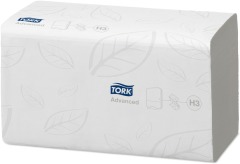 Полотенца Tork Singlefold сложение ZZ 23 см x 24.8 см - белые