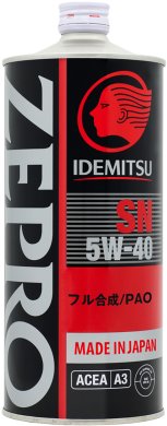 Масло моторное Idemitsu Zepro Racing 5W-40, 1л