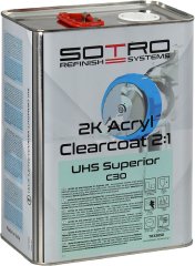 Лак бесцветный SOTRO UHS Acryl Clearcoat Superior 2:1 C30 - 5 л