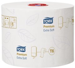 Туалетная бумага Tork в миди-рулонах 70 м - белая, ультрамягкая