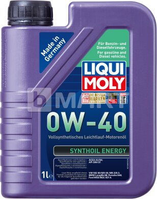 Синтетическое моторное масло Liqui Moly Synthoil Energy 0W-40 1л
