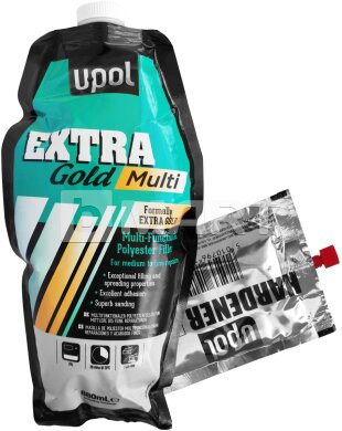 U-Pol EXTRA GOLD Шпатлевка универсальная 880 мл