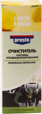 Очиститель системы кондиционирования Presto "лимон"  0.15 л