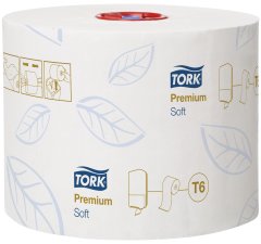 Туалетная бумага Tork в миди-рулонах 90 м - белая, ультрамягкая