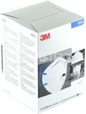 3M 8822 Противоаэрозольный респиратор FFP2 NR D
