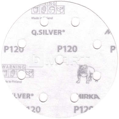 P120 Абразивный диск Q.Silver 125 мм 9 отверстий