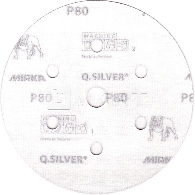 P80 Абразивный диск Q.Silver 150 мм 7 отверстий