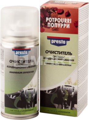 Очиститель системы кондиционирования Presto "попурри"  0.15 л
