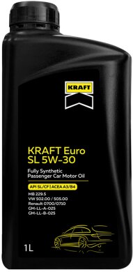 Масло моторное KRAFT Euro SL 5W-30, 1л 708134