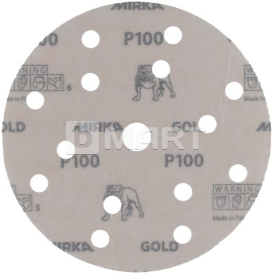 P100 Абразивный диск Gold 150 мм 15 отверстий