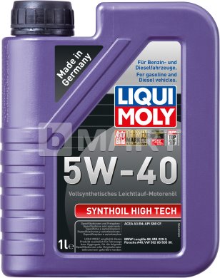 Синтетическое моторное масло Liqui Moly Synthoil High Tech 5W-40 1л