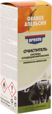 Очиститель системы кондиционирования Presto "апельсин" 0.15 л