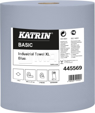 Бумага Katrin Basic для протирки 360 м - голубая