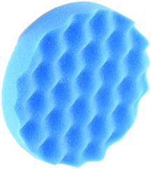 Круг полировочный профилированный APP 150 мм голубой - средний