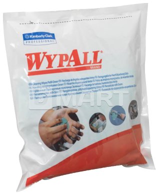 Нетканый материал Wypall для ведра 27 см x 27 см - зеленый