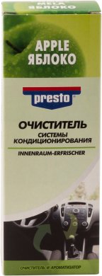 Очиститель системы кондиционирования Presto "яблоко" 0.15 л