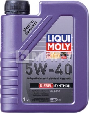 Синтетическое моторное масло Liqui Moly Diesel Synthoil 5W-40 1л
