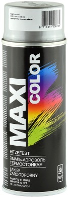 Термостойкая краска серебро Maxi Color 400 мл