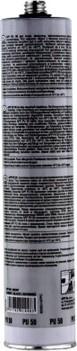 Герметик поліуретановий клеючий ущільнюючий в гільзі APP PU 50 чорний (36 шт)