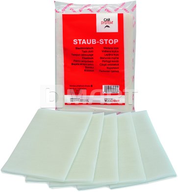Липкая салфетка для поверхностей перед покраской 5 салфеток Staub Stop Car System