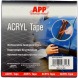 Стрічка двостороння клеюча акрилова APP Acryl Tape 9 мм x 5 м