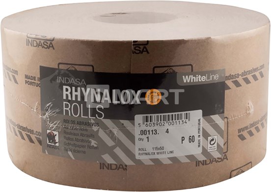 P60 Indasa Rhynalox рулон стойкий к износу 115 мм/50м