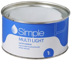 Шпатлевка Simple MULTI LIGHT мультифункциональная 1 л