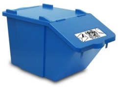 Контейнер для сортировки отходов Filmop 45 л - голубой