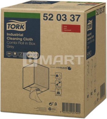 Нетканий матеріал Tork для очіщення 148 м — сірий