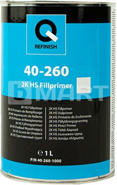 Q-Refinish Грунт 2K HS FILLER 4:1 белый 1л