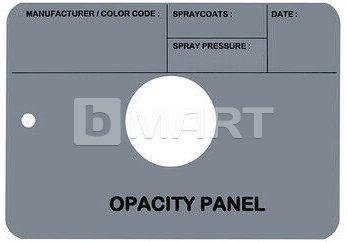Металеві тест-карти темно-сірі Spray Out Cards Metall Car System