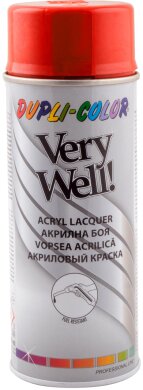 Эмаль аэрозольная универсальная акриловая Dupli Color Very Well ярко-оранжевый RAL 2002 400 мл
