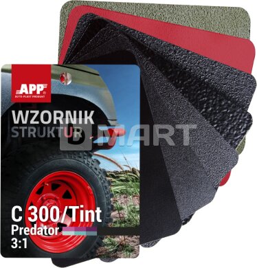 APP C300 / Tint Predator WSM Образцы структур