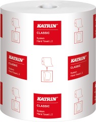 Полотенца KATRIN Classic в рулонах 200 м - белые
