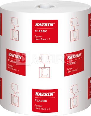Полотенца KATRIN Classic в рулонах 200 м - белые