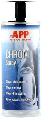 Краска аэрозольная Super Chrom APP серебро