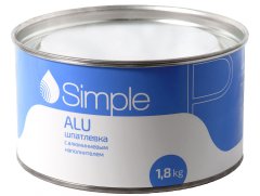 Шпатлевка Simple ALU с алюминием 1.8 кг